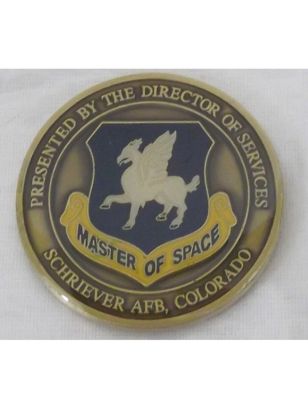 SCHRIEVER Air Base Services COMBAT Support & Community Master of Space COIN
